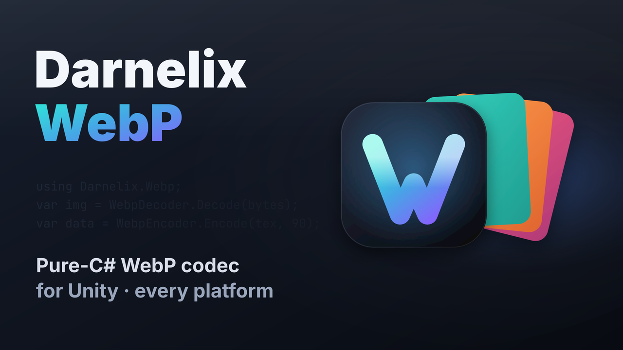 WebP for Unity cover image